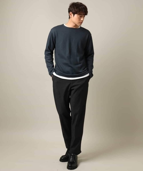 a.v.v（アーヴェヴェ）の「【ロンT付き】新感覚大人スウェットアンサンブル(グッドスウェットシリーズ）（Tシャツ/カットソー・メンズ・ブルー/ピンク/グリーン/ボルドー・46/50/48/44/52）」の12枚目の写真