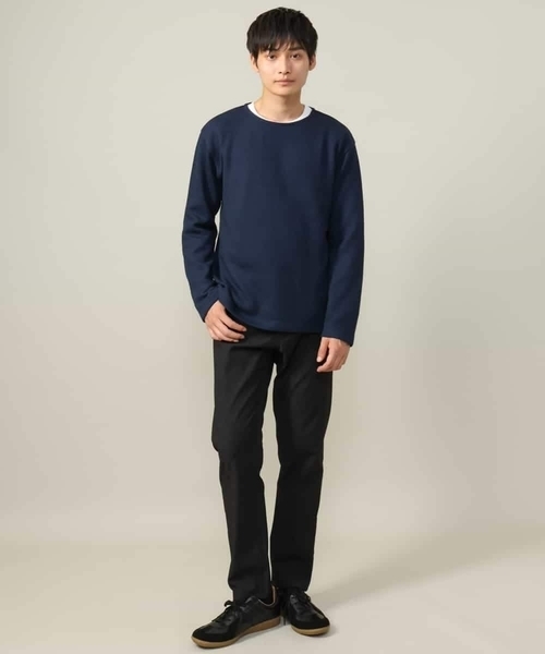 a.v.v（アーヴェヴェ）の「【ロンT付き】新感覚大人スウェットアンサンブル(グッドスウェットシリーズ）（Tシャツ/カットソー・メンズ・ブルー/ピンク/グリーン/ボルドー・46/50/48/44/52）」の22枚目の写真