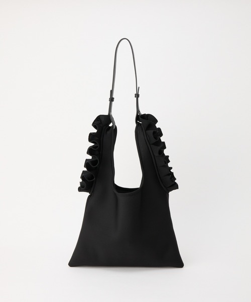 COLONY 2139（コロニートゥーワンスリーナイン）の「ネオプレンフリルバッグ（ハンドバッグ・レディース・レッド/ブラック・FREE）」の17枚目の写真