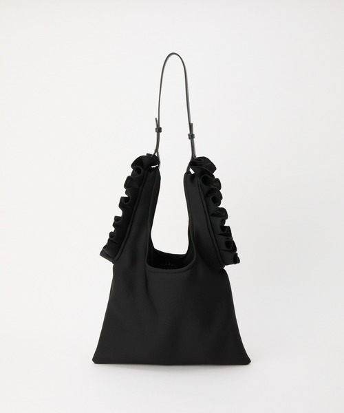 COLONY 2139（コロニートゥーワンスリーナイン）の「ネオプレンフリルバッグ（ハンドバッグ・レディース・レッド/ブラック・FREE）」の19枚目の写真