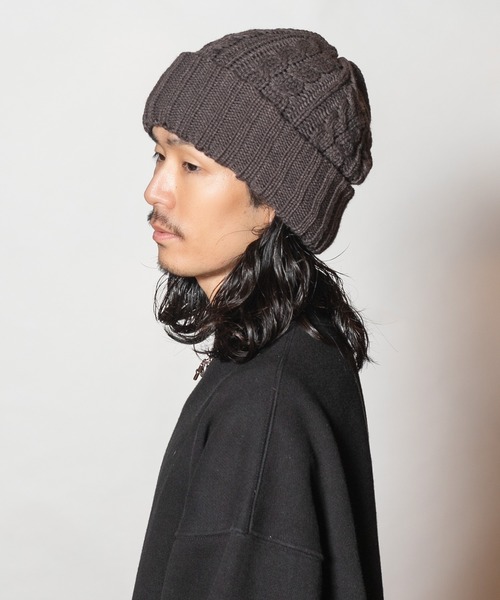 CA4LA（カシラ）の「ANTON4（ニットキャップ/ビーニー・メンズ・グレー/ブラック/ベージュ・ONESIZE）」の6枚目の写真