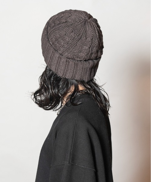 CA4LA（カシラ）の「ANTON4（ニットキャップ/ビーニー・メンズ・グレー/ブラック/ベージュ・ONESIZE）」の7枚目の写真