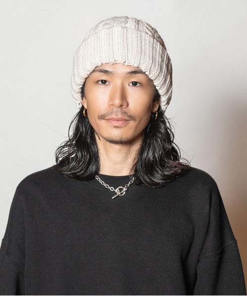 CA4LA（カシラ）の「ANTON4（ニットキャップ/ビーニー・メンズ・グレー/ブラック/ベージュ・ONESIZE）」の9枚目の写真