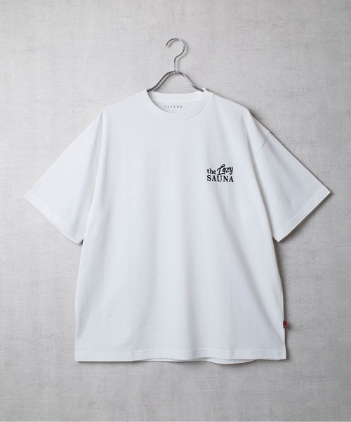 TETERA(テテラ)の「【TETERA/テテラ】the Lazy SAUNA TEE TETE25-101(Tシャツ/カットソー・メンズ・ブラック/ホワイト・X-LARGE/XX-LARGE)」の1枚目の写真