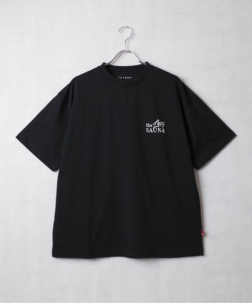 TETERA(テテラ)の「【TETERA/テテラ】the Lazy SAUNA TEE TETE25-101(Tシャツ/カットソー・メンズ・ブラック/ホワイト・X-LARGE/XX-LARGE)」の2枚目の写真