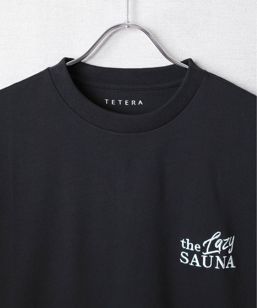 TETERA(テテラ)の「【TETERA/テテラ】the Lazy SAUNA TEE TETE25-101(Tシャツ/カットソー・メンズ・ブラック/ホワイト・X-LARGE/XX-LARGE)」の4枚目の写真