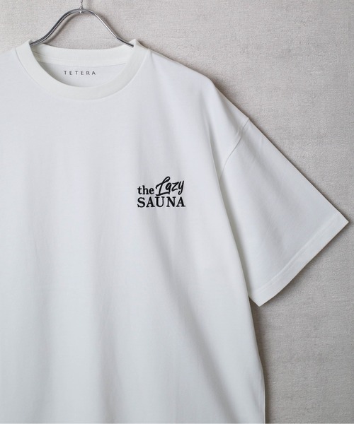 TETERA(テテラ)の「【TETERA/テテラ】the Lazy SAUNA TEE TETE25-101(Tシャツ/カットソー・メンズ・ブラック/ホワイト・X-LARGE/XX-LARGE)」の11枚目の写真
