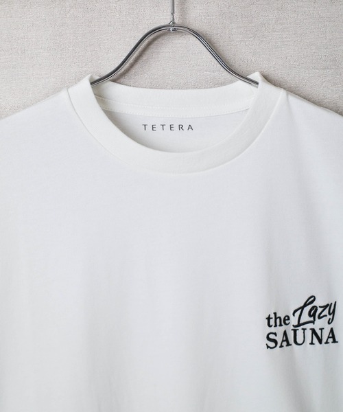 TETERA(テテラ)の「【TETERA/テテラ】the Lazy SAUNA TEE TETE25-101(Tシャツ/カットソー・メンズ・ブラック/ホワイト・X-LARGE/XX-LARGE)」の12枚目の写真
