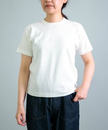 [OMNIGOD womens / オムニゴッド] KLフライス ラグランショートスリーブTシャツ