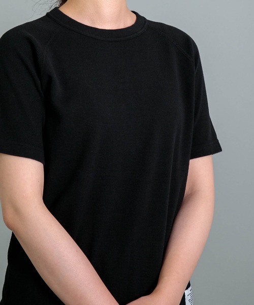 OMNIGOD womens / オムニゴッド] KLフライス ラグランショート