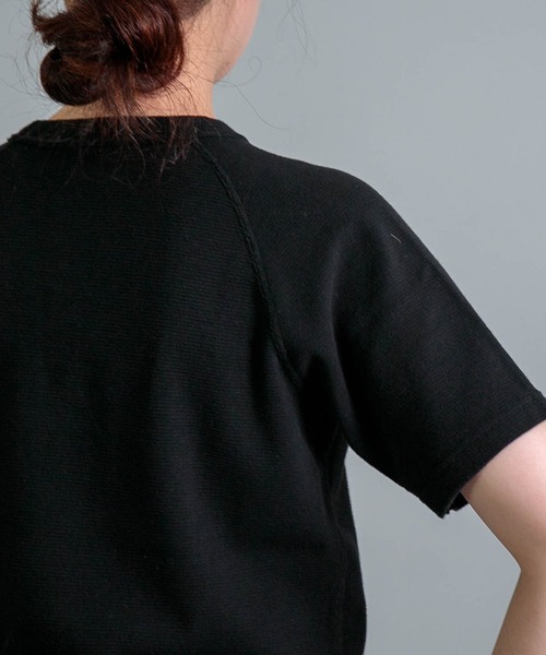 OMNIGOD womens / オムニゴッド] KLフライス ラグランショート