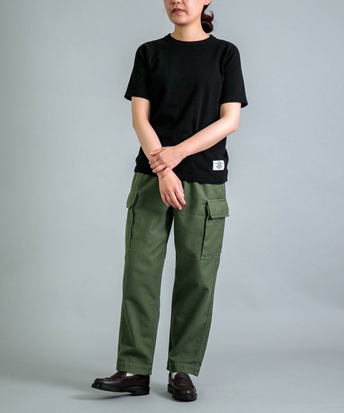 OMNIGOD womens / オムニゴッド] KLフライス ラグランショート