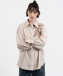 ELOOPS（イーループス）の「【ELOOPS】フロッキープリントナローシャツ（シャツ/ブラウス）」