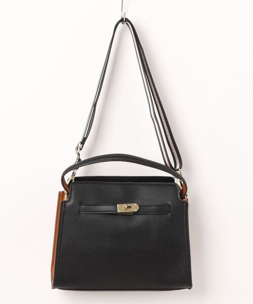 KAZZU SELECT(カッズセレクト)の「2wayショルダーバッグ(ショルダーバッグ・レディース・ブルーグレー/ブラック系その他2/グレー/ブラック系その他/ベージュ/キャメル・ONE SIZE)」の1枚目の写真