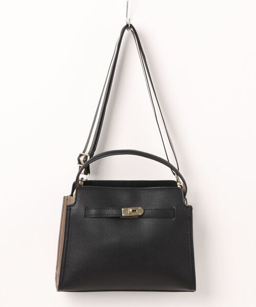 KAZZU SELECT(カッズセレクト)の「2wayショルダーバッグ(ショルダーバッグ・レディース・ブルーグレー/ブラック系その他2/グレー/ブラック系その他/ベージュ/キャメル・ONE SIZE)」の2枚目の写真