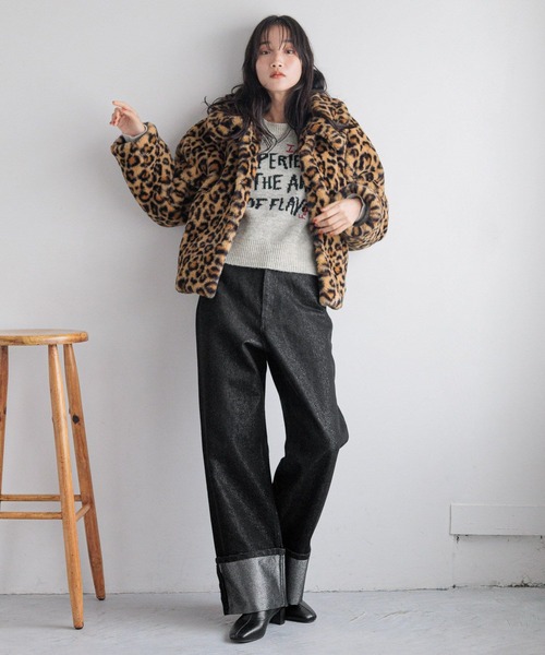 LOWRYS FARM(ローリーズファーム)の「オリカエシラメデニムパンツ 251628(デニムパンツ・レディース・ブラック/ブルー・SMALL/MEDIUM)」の21枚目の写真