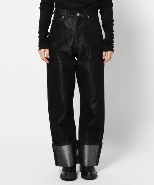 LOWRYS FARM(ローリーズファーム)の「オリカエシラメデニムパンツ 251628(デニムパンツ・レディース・ブラック/ブルー・SMALL/MEDIUM)」の20枚目の写真