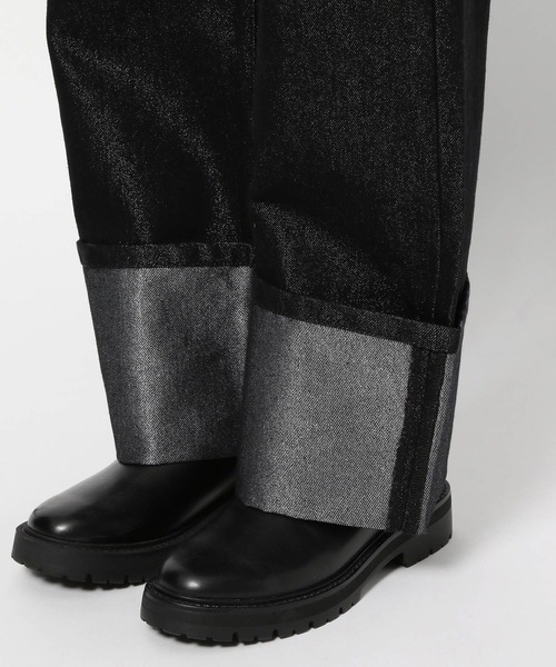 LOWRYS FARM(ローリーズファーム)の「オリカエシラメデニムパンツ 251628(デニムパンツ・レディース・ブラック/ブルー・SMALL/MEDIUM)」の15枚目の写真