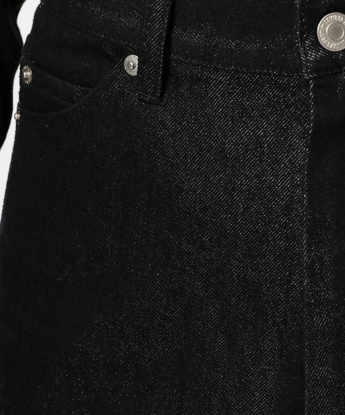 LOWRYS FARM(ローリーズファーム)の「オリカエシラメデニムパンツ 251628(デニムパンツ・レディース・ブラック/ブルー・SMALL/MEDIUM)」の13枚目の写真