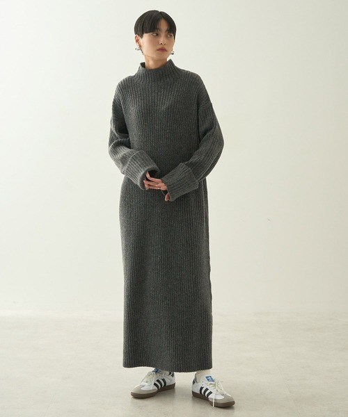 セール】モックネックニットワンピース（ワンピース）｜AMERICAN HOLIC