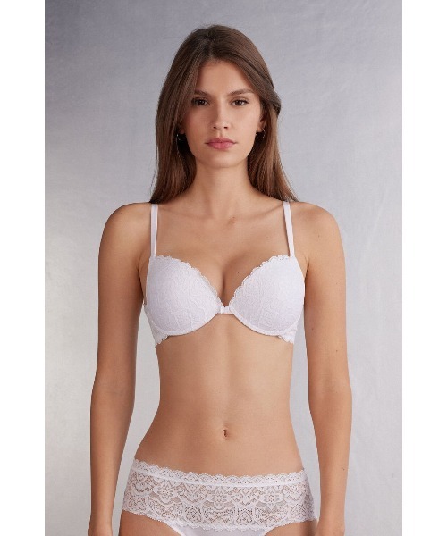 Aubade Reine des Pres Jasmin プッシュアップ ブラ Simona レース スーパープッシュアップ ブラ(ブラジャー