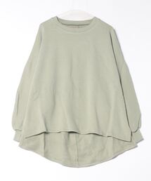 裏起毛ドルマンプルオーバー