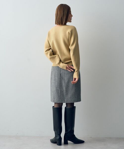 YECCA VECCA(イェッカヴェッカ)の「ドルマンニット(ニット/セーター・レディース・チャコールグレー/イエロー/ブルー/アイボリー・FREE)」の12枚目の写真