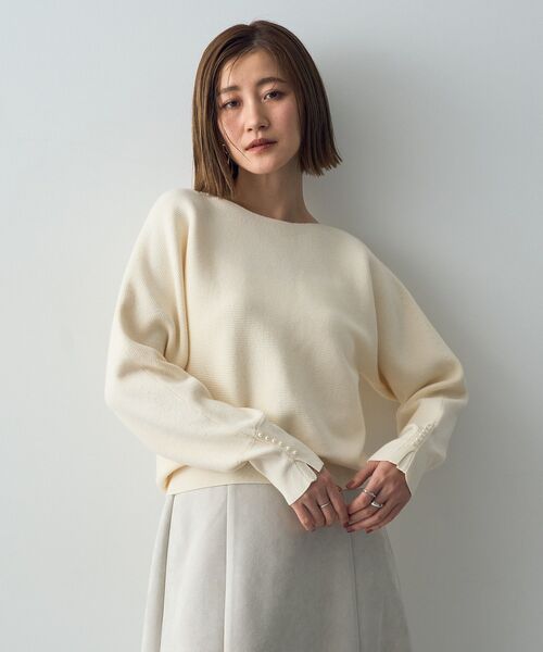 YECCA VECCA(イェッカヴェッカ)の「ドルマンニット(ニット/セーター・レディース・チャコールグレー/イエロー/ブルー/アイボリー・FREE)」の13枚目の写真