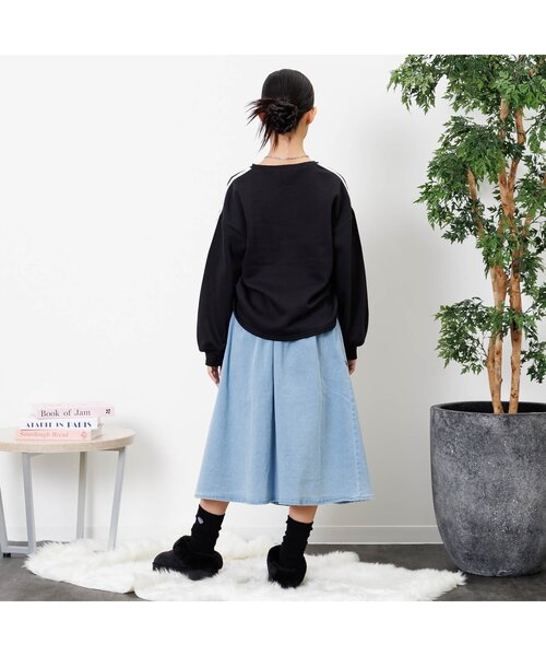 algy（アルジー）の「裏起毛ライントレーナー（スウェット・キッズ・グレー/オフホワイト/ブラック・XX-SMALL/X-SMALL/MEDIUM/SMALL）」の6枚目の写真