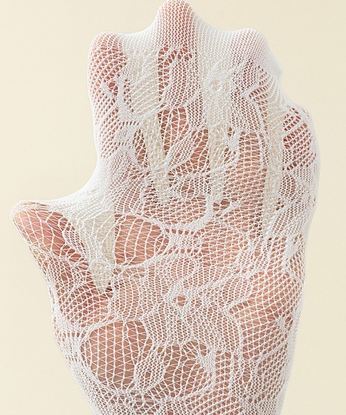 c.u.l（シーユーエル）の「フラワー ストライプ柄 レースソックス 足袋ソックス cula1043（ソックス/靴下・レディース・ブラック/ホワイト/ライトイエロー・FREE）」の17枚目の写真