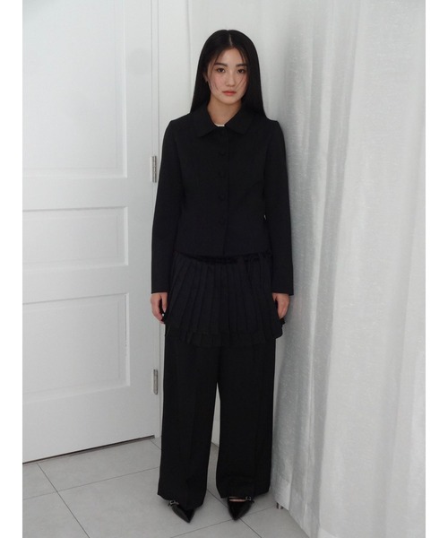 ROUNDCOLLARJACKET / ラウンドカラージャケット　FEKETE FEKETE（フェケテ）の「ROUND COLLAR JACKET / ラウンドカラー