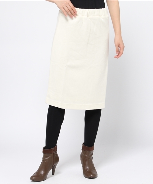 Kastane(カスタネ)の「テレコSK(スカート・レディース・ネイビー/グレー/キャメル/オフホワイト・FREE)」の13枚目の写真