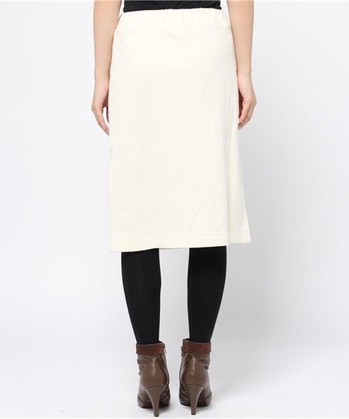 Kastane(カスタネ)の「テレコSK(スカート・レディース・ネイビー/グレー/キャメル/オフホワイト・FREE)」の7枚目の写真