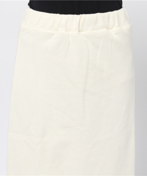 Kastane(カスタネ)の「テレコSK(スカート・レディース・ネイビー/グレー/キャメル/オフホワイト・FREE)」の8枚目の写真