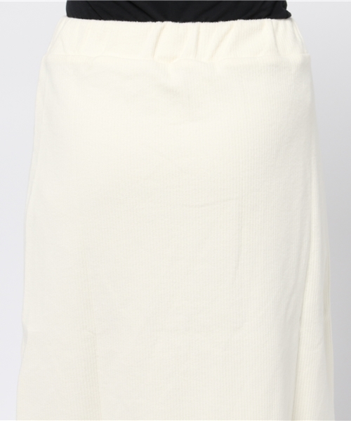 Kastane(カスタネ)の「テレコSK(スカート・レディース・ネイビー/グレー/キャメル/オフホワイト・FREE)」の9枚目の写真
