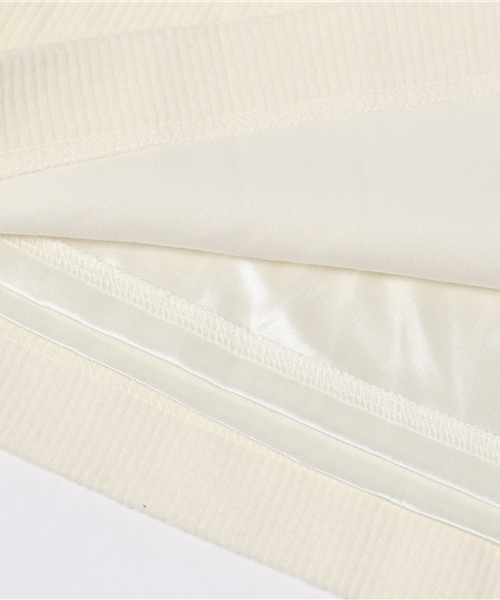 Kastane(カスタネ)の「テレコSK(スカート・レディース・ネイビー/グレー/キャメル/オフホワイト・FREE)」の11枚目の写真