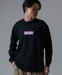 【SIDEWAY STANCE】ボックスロゴ プリント ロンT