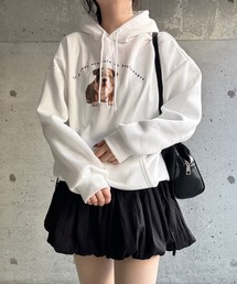 ブルドッグデザインパーカー