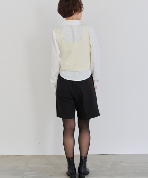 titivate（ティティベイト）の「リボン刺繍ベストセットブラウス（シャツ/ブラウス・レディース・グレー/ベージュ/アイボリー・FREE）」の8枚目の写真
