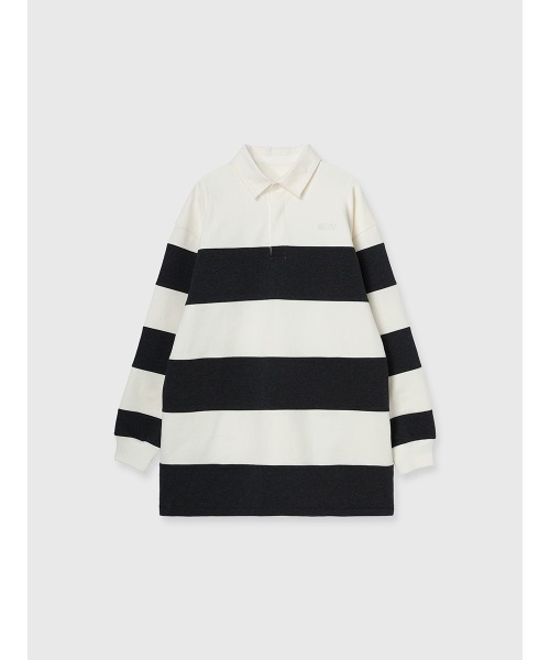EIMYロゴボーダーラガーシャツワンピース（ワンピース）｜eimy istoire（エイミーイストワール）
