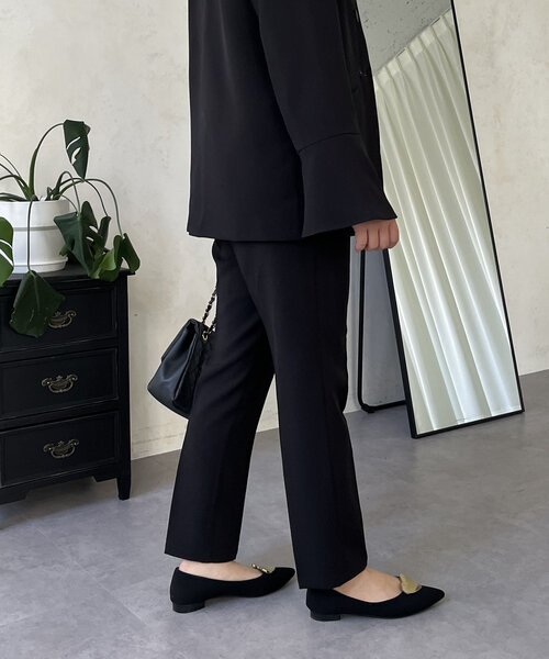 prose verse（プロズヴェール）の「【SAPON】スリムラインテーパードパンツ（その他パンツ・レディース・ベージュ/ブラック・LARGE/MEDIUM/PL/PM/TL/TM）」の7枚目の写真