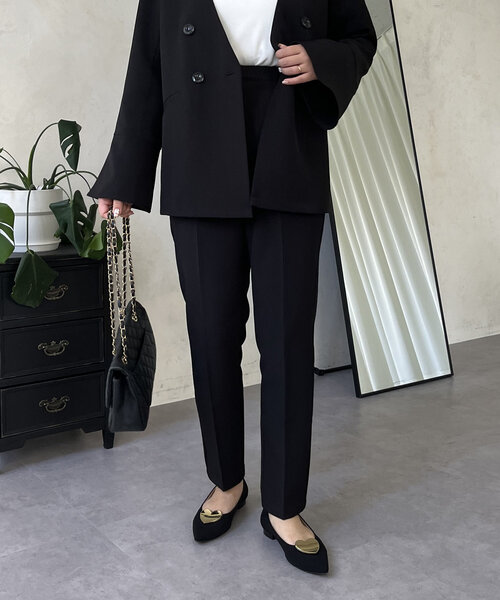 prose verse（プロズヴェール）の「【SAPON】スリムラインテーパードパンツ（その他パンツ・レディース・ベージュ/ブラック・LARGE/MEDIUM/PL/PM/TL/TM）」の9枚目の写真