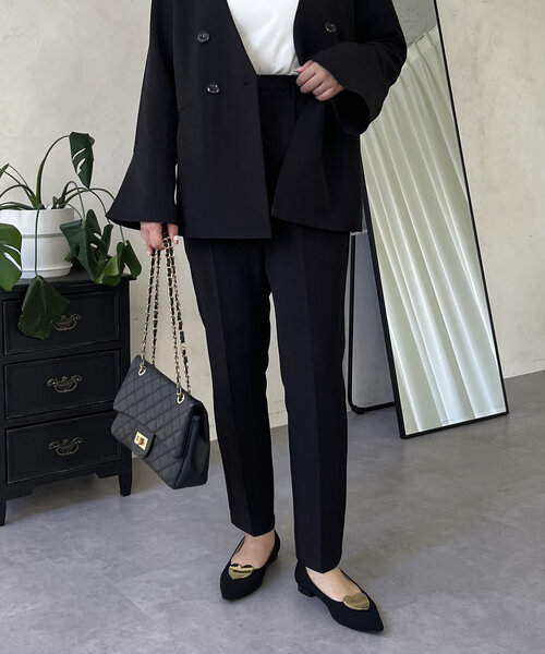 prose verse（プロズヴェール）の「【SAPON】スリムラインテーパードパンツ（その他パンツ・レディース・ベージュ/ブラック・LARGE/MEDIUM/PL/PM/TL/TM）」の10枚目の写真