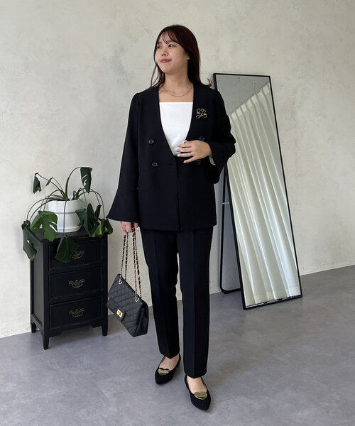 prose verse（プロズヴェール）の「【SAPON】スリムラインテーパードパンツ（その他パンツ・レディース・ベージュ/ブラック・LARGE/MEDIUM/PL/PM/TL/TM）」の11枚目の写真