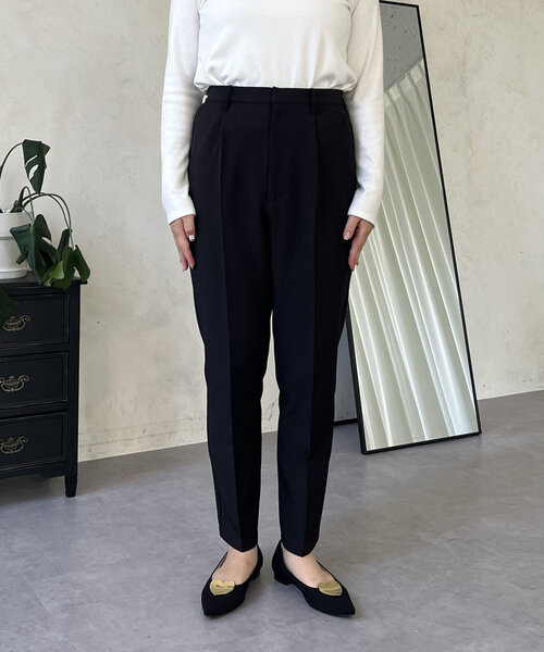 prose verse（プロズヴェール）の「【SAPON】スリムラインテーパードパンツ（その他パンツ・レディース・ベージュ/ブラック・LARGE/MEDIUM/PL/PM/TL/TM）」の17枚目の写真