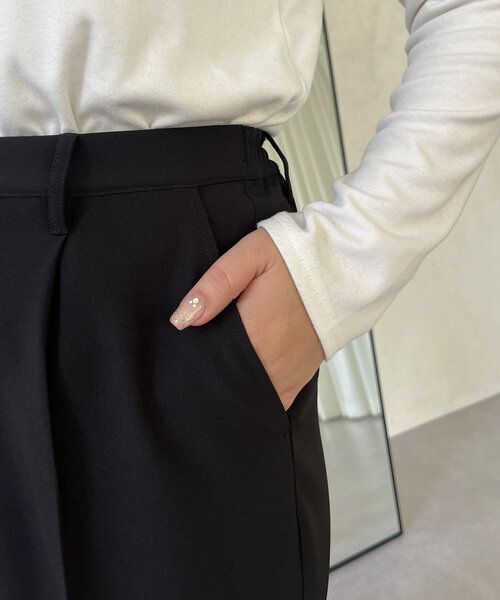 prose verse（プロズヴェール）の「【SAPON】スリムラインテーパードパンツ（その他パンツ・レディース・ベージュ/ブラック・LARGE/MEDIUM/PL/PM/TL/TM）」の22枚目の写真