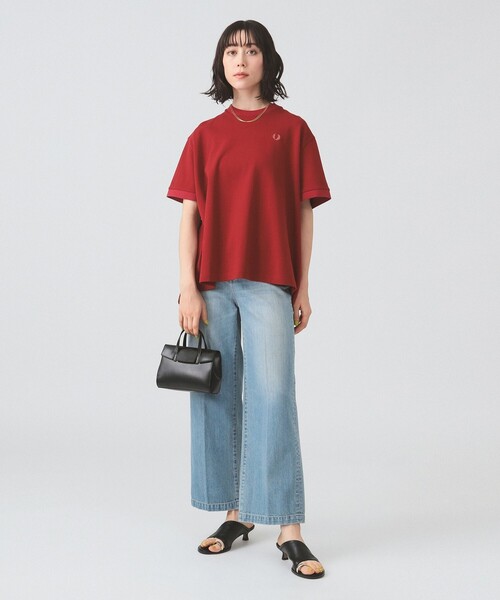 セール】【別注】FRED PERRY / Reluxed Pique T-shirt（Tシャツ