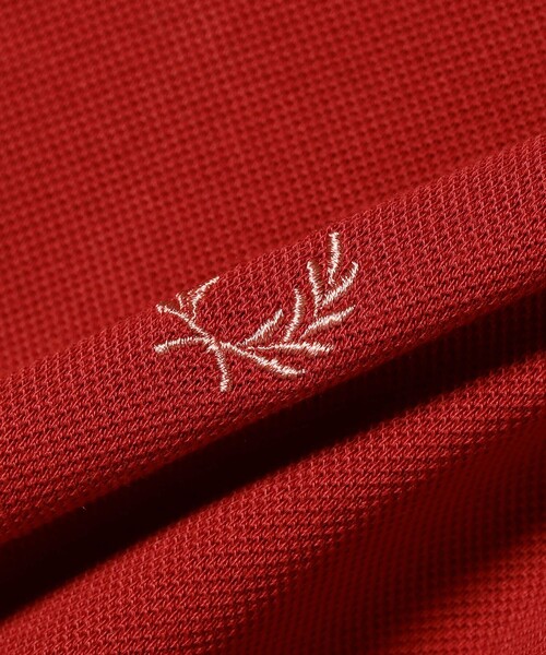 【別注】FRED PERRY / Reluxed Pique T-shirt 赤 Ray BEAMS（レイ ビームス）【8/7再値下げ】【別注】FRED PERRY