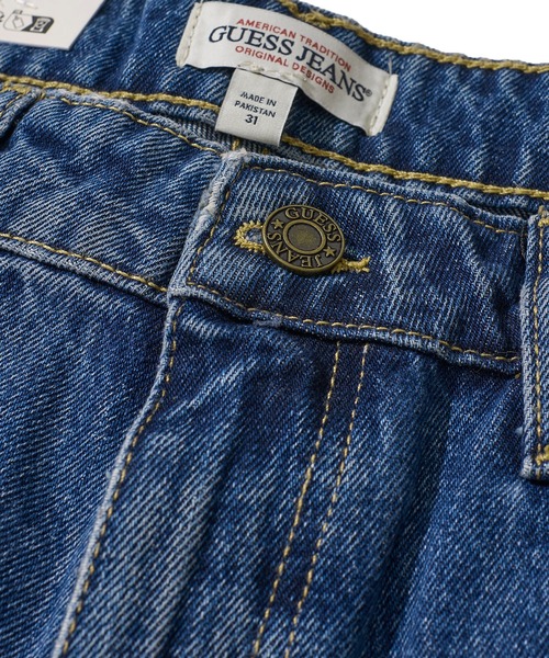GUESS JEANS(ゲスジーンズ)の「【GUESS JEANS】AIRWASH RELAXED DENIM エアーウォッシュリラックスフィットデニム(デニムパンツ・メンズ・ブラック/インディゴブルー・SMALL/LARGE/MEDIUM/X-LARGE)」の6枚目の写真