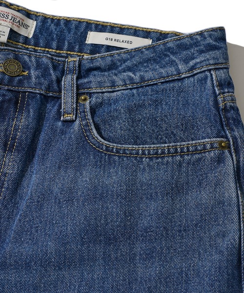 GUESS JEANS(ゲスジーンズ)の「【GUESS JEANS】AIRWASH RELAXED DENIM エアーウォッシュリラックスフィットデニム(デニムパンツ・メンズ・ブラック/インディゴブルー・SMALL/LARGE/MEDIUM/X-LARGE)」の8枚目の写真